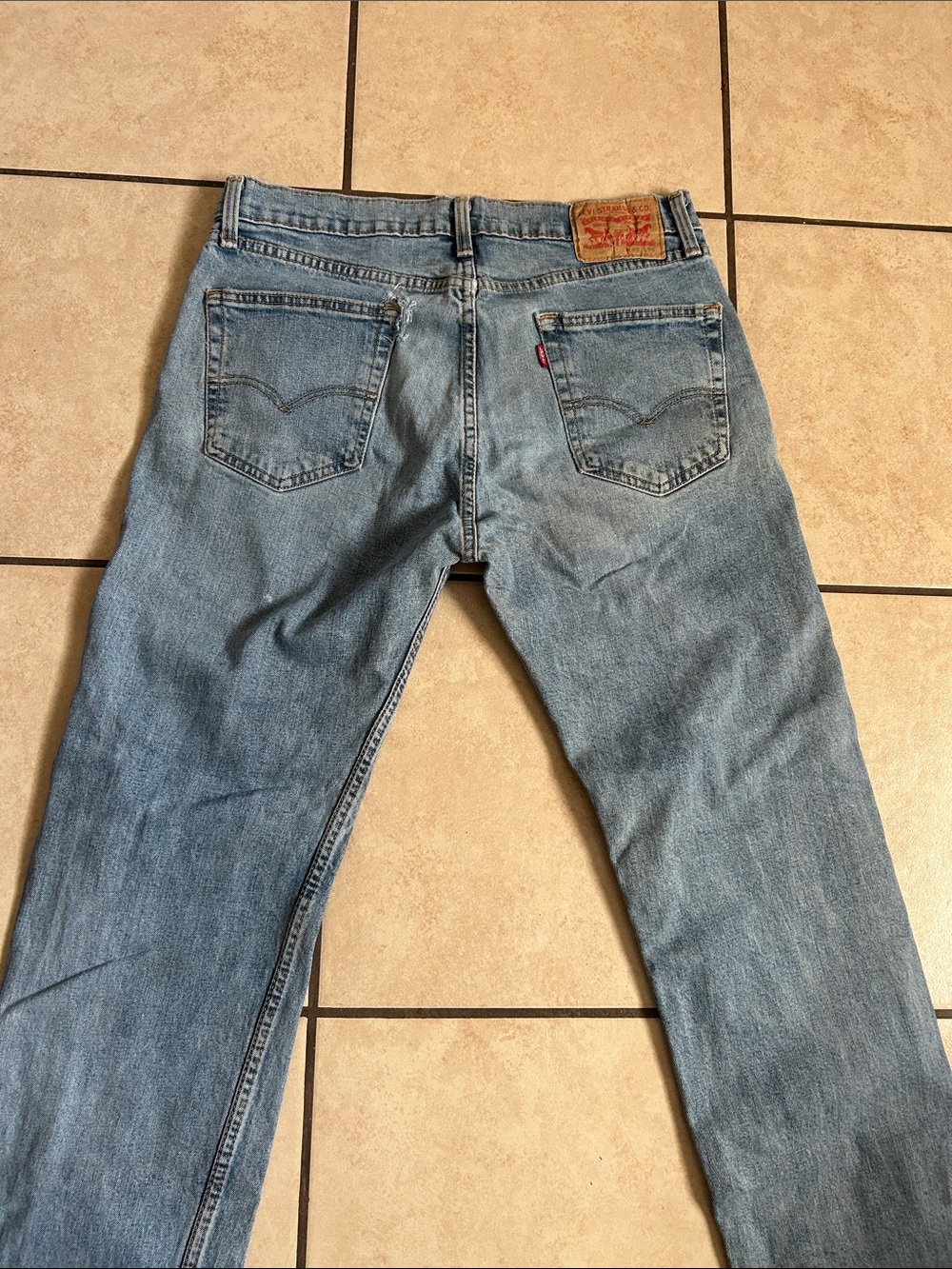 Levi's Men's Light Wash Straight Leg Jeans